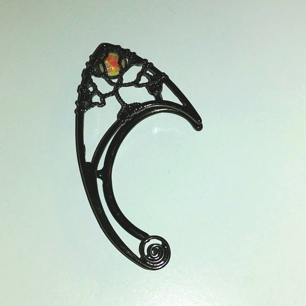Cat ear cuff, right ear